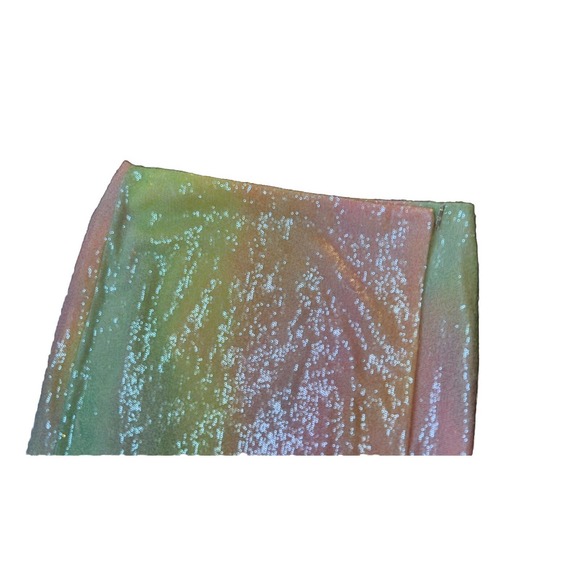 NEW~ Stine Goya Rainbow Arwen Fully Sequined Wrap Midi Skirt S $460 - Picture 8 of 9
